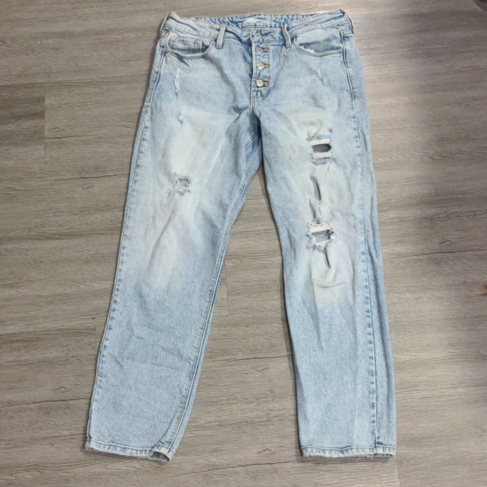 Old Navy Straight Leg High Rise Jeans